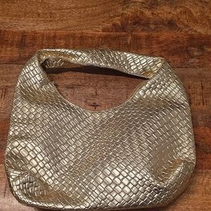 Gold Woven Women's Bag